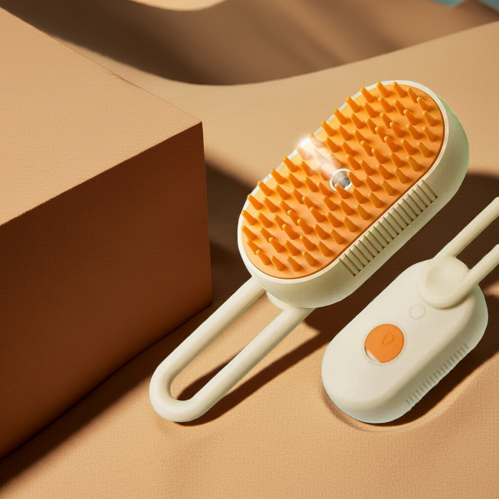 FurryFriend Deluxe Steam & Massage Brush