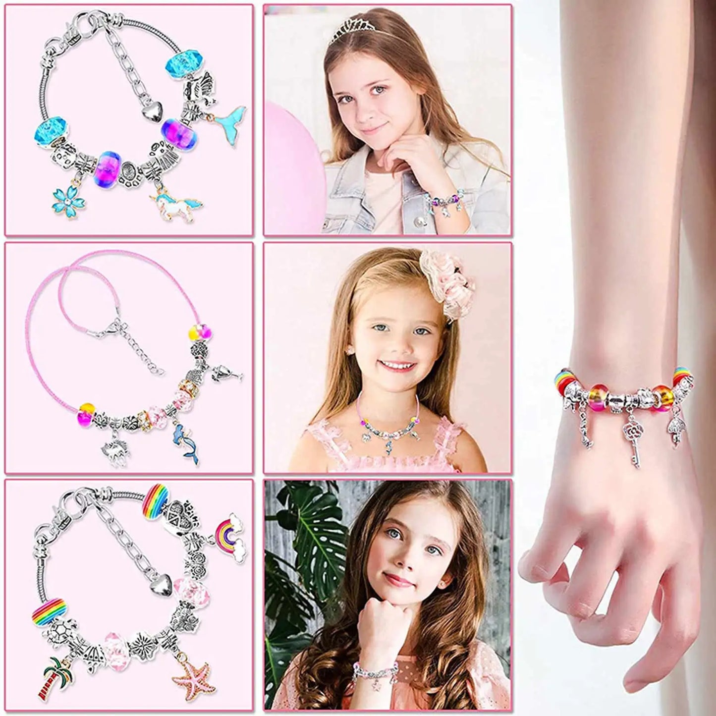 Christmas Magic Jewelry Making Kit – 112 PCS Charm Set