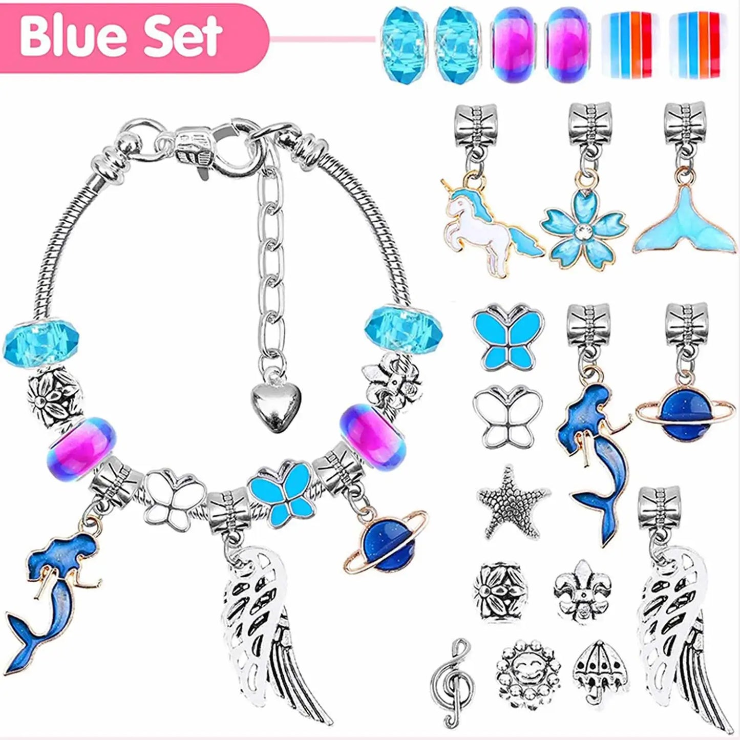 Christmas Magic Jewelry Making Kit – 112 PCS Charm Set