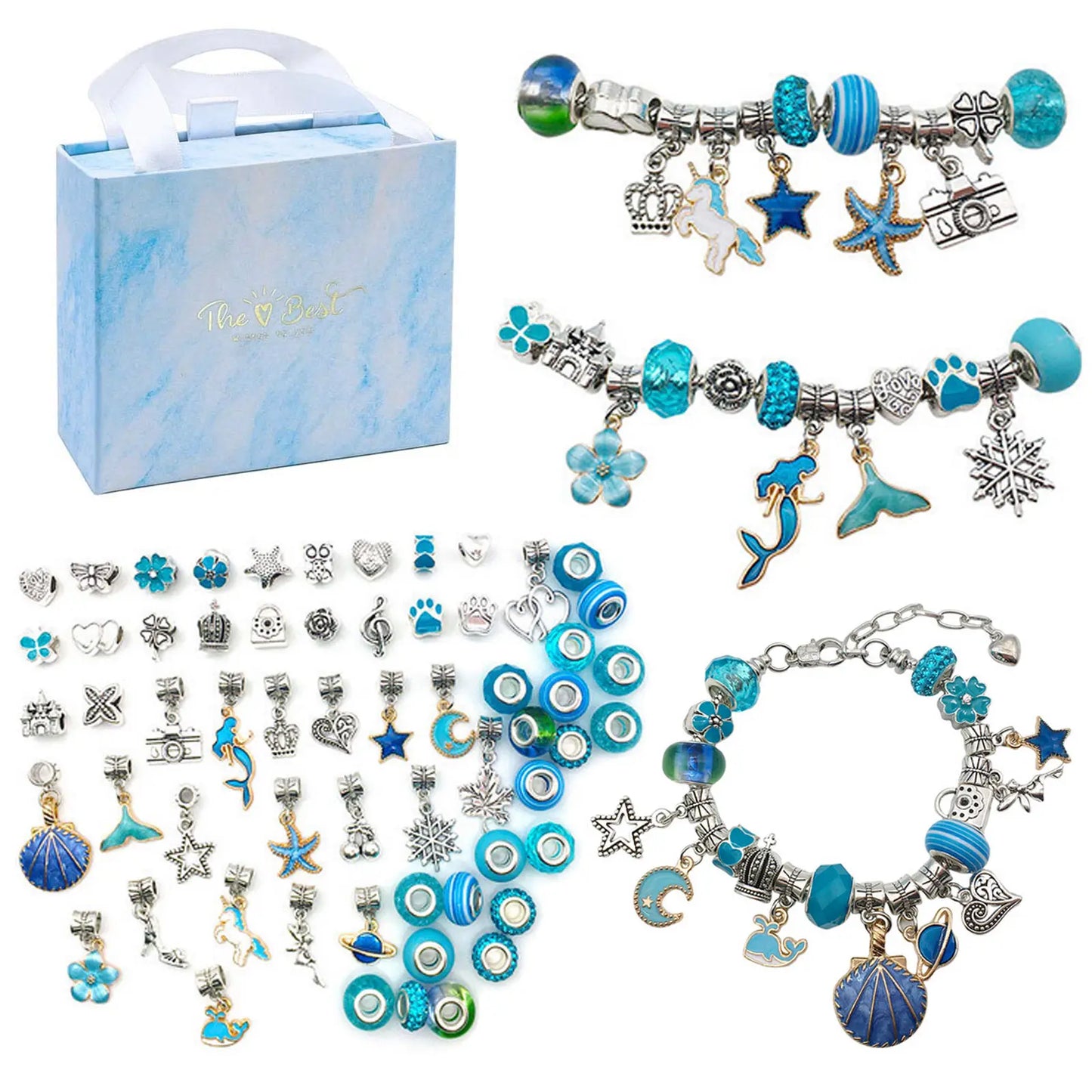 Christmas Magic Jewelry Making Kit – 112 PCS Charm Set