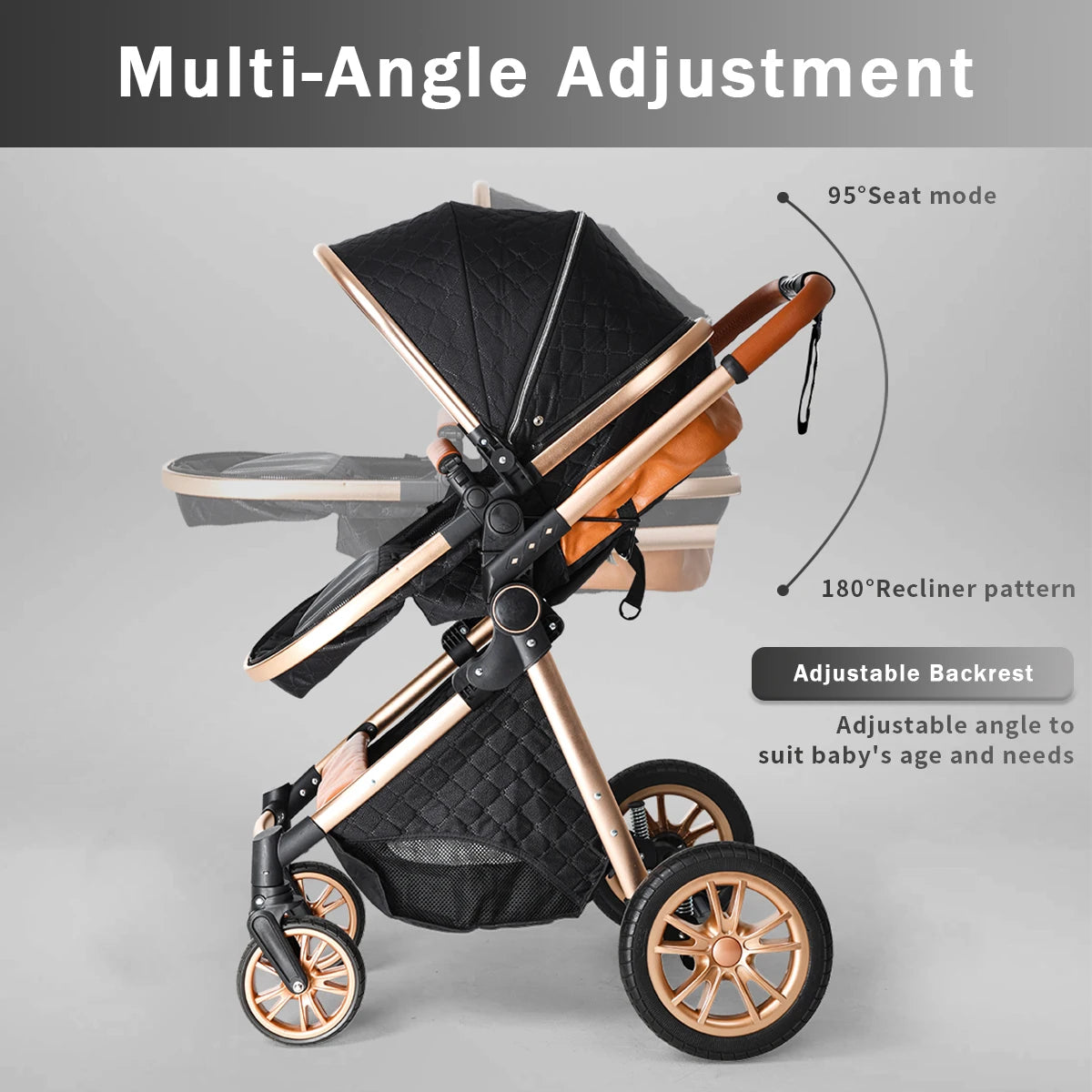 baby stroller with sunshade
