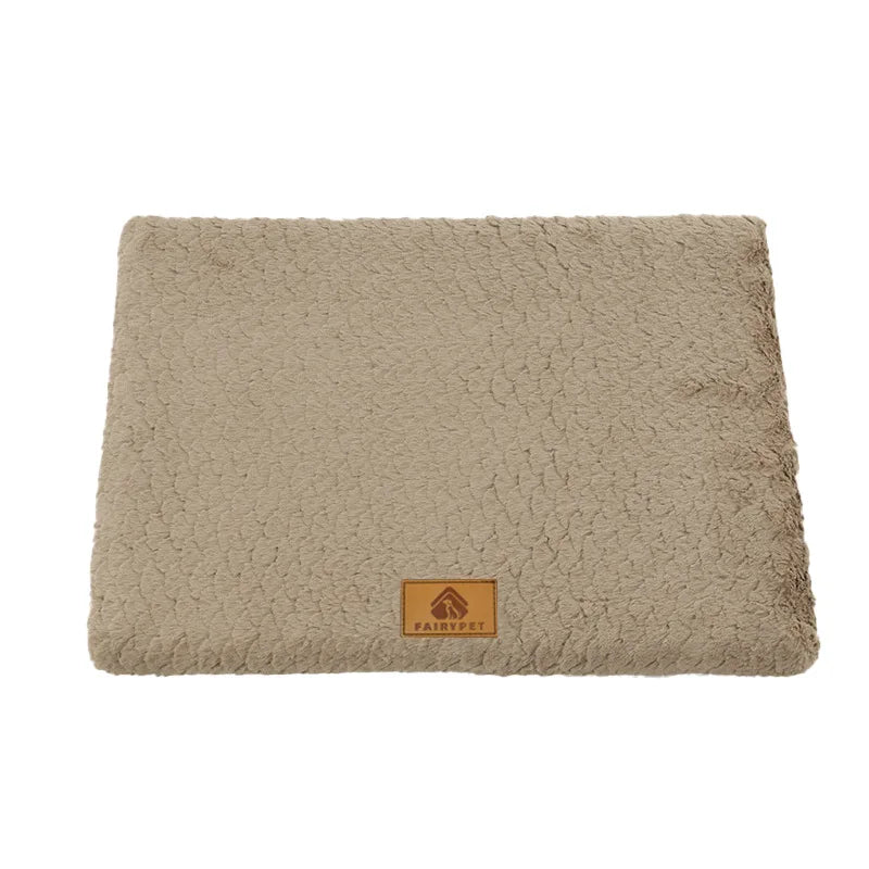 Foam Pet Bed with Removable Washable Faux Fur