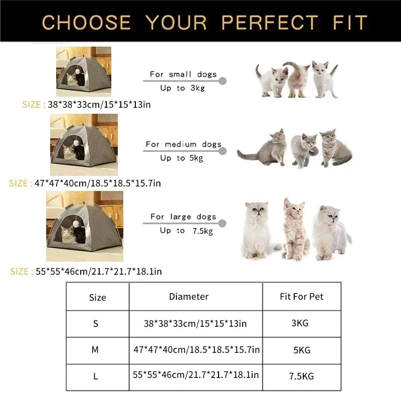 Pet Tent, Bed Removable