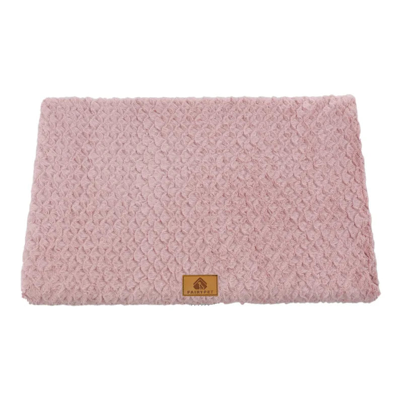 Foam Pet Bed with Removable Washable Faux Fur