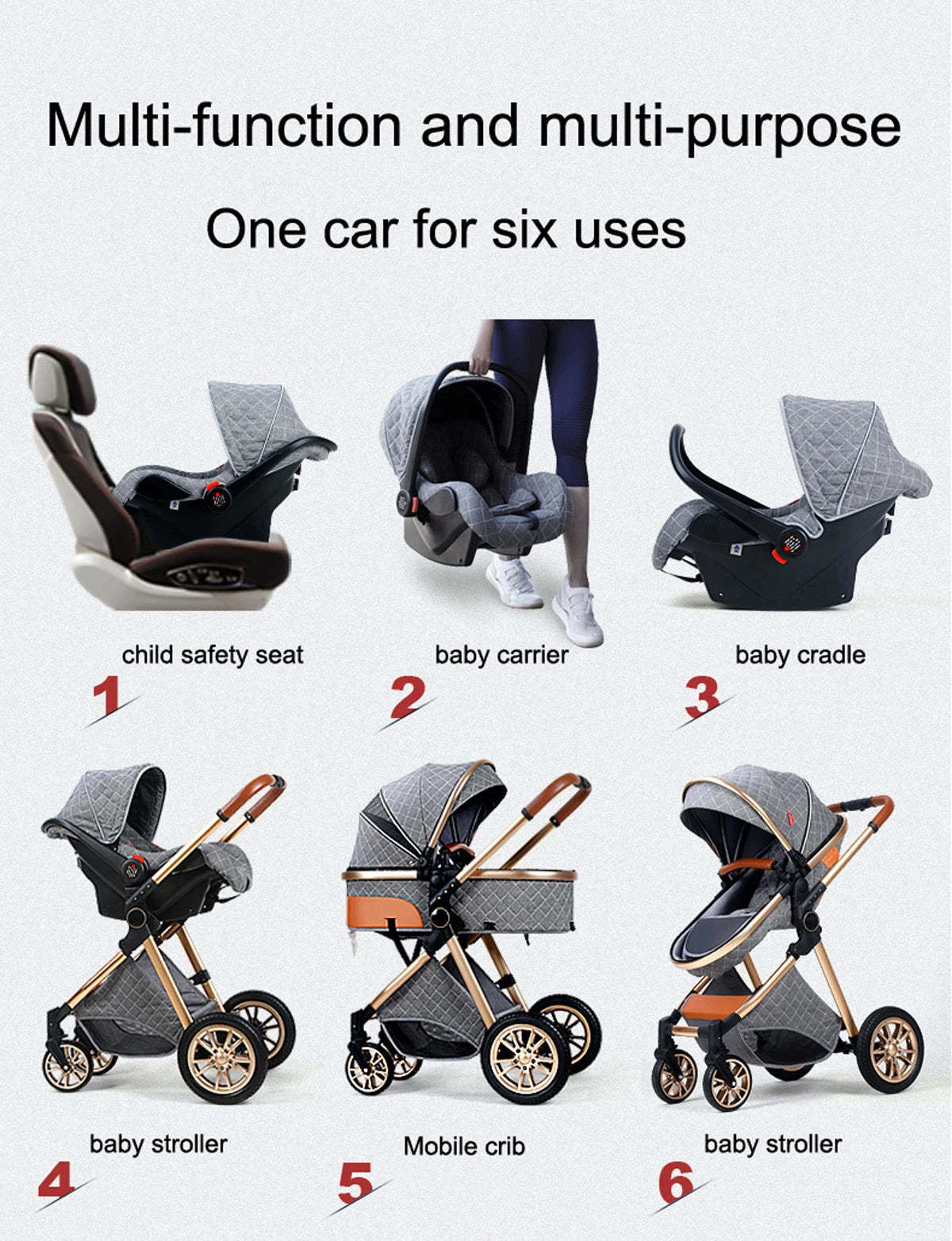 Luxury Baby Stroller