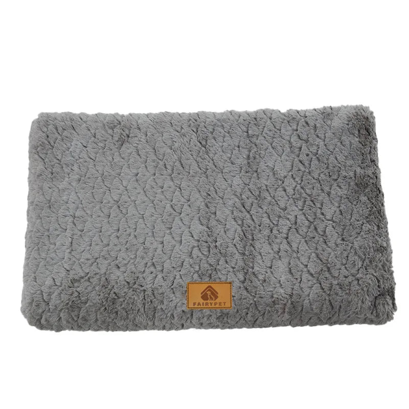 Foam Pet Bed with Removable Washable Faux Fur