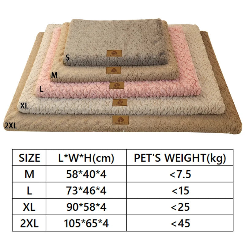 Foam Pet Bed with Removable Washable Faux Fur