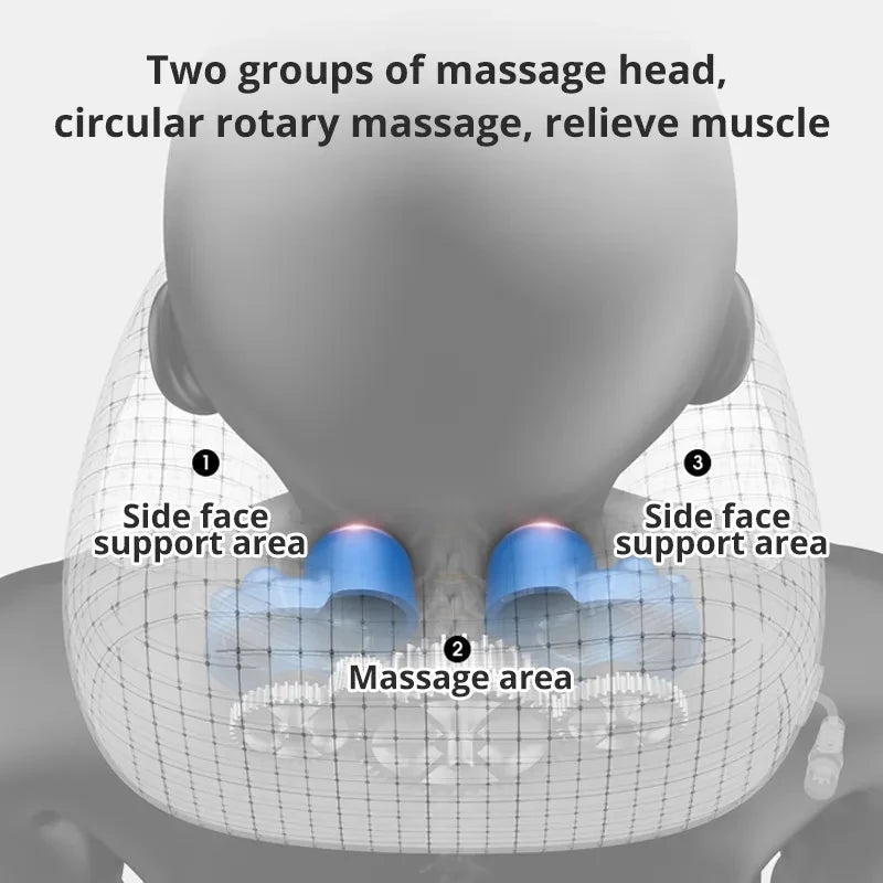 U-shaped neck massager
