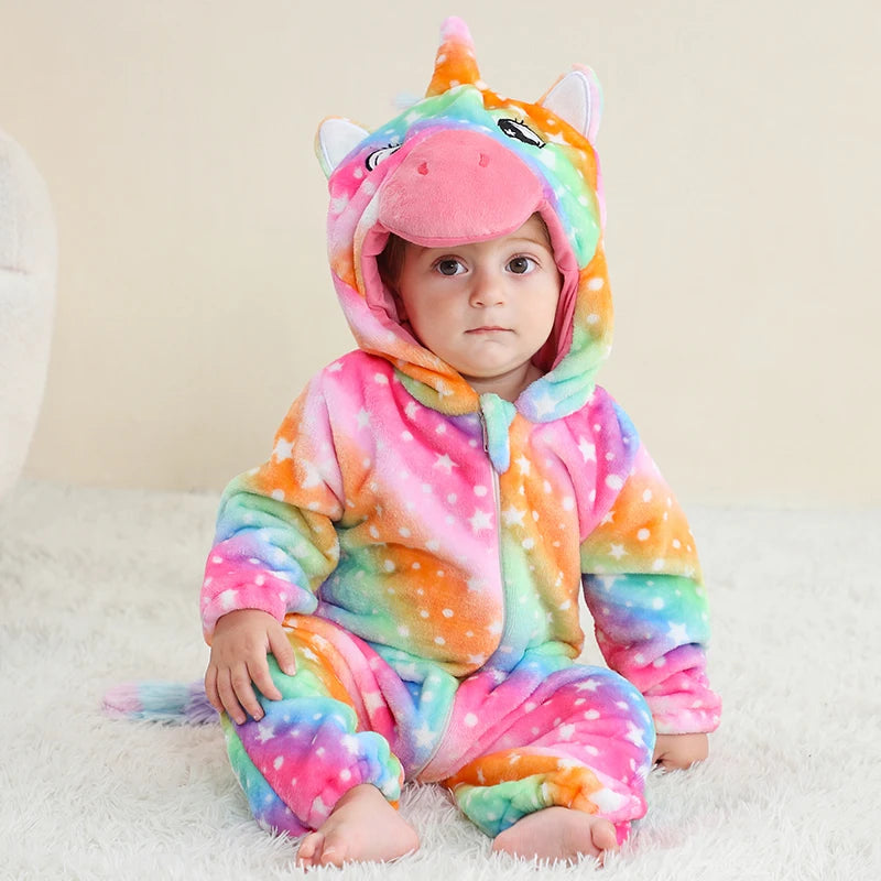 Animal Costume Baby Jumpsuit Kigurumi Outfits