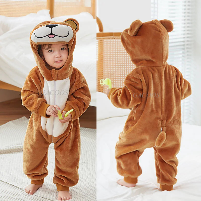 Animal Costume Baby Jumpsuit Kigurumi Outfits