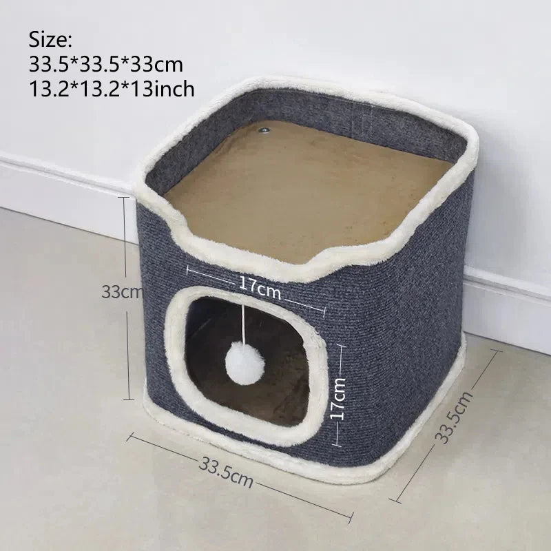 Pet House Covered Cave with soft mat