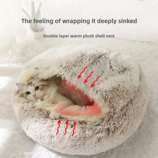 soft plush pet bed