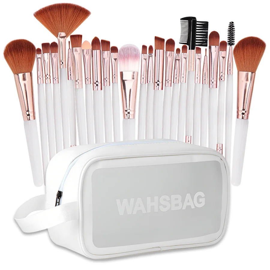 Deluxe Makeup Brush Starter Kit with Travel Case