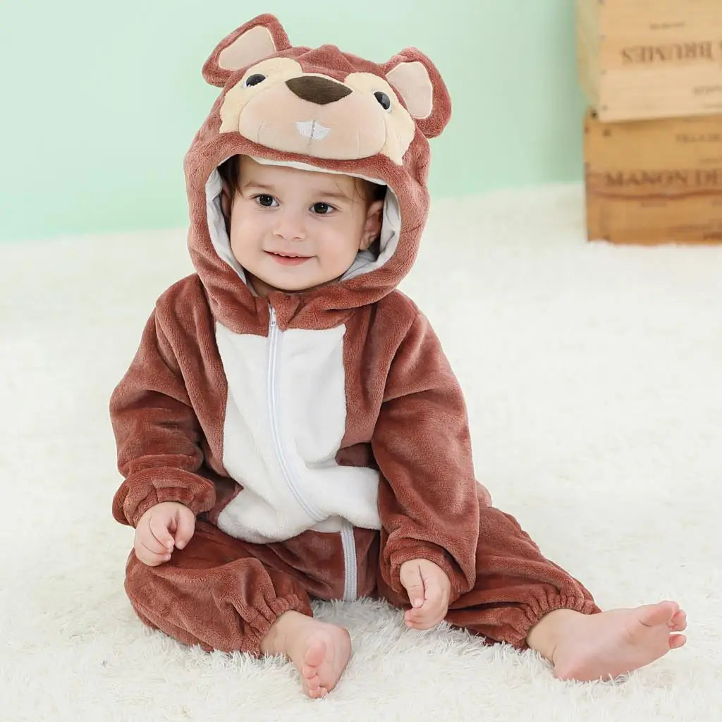 Animal Costume Baby Jumpsuit Kigurumi Outfits