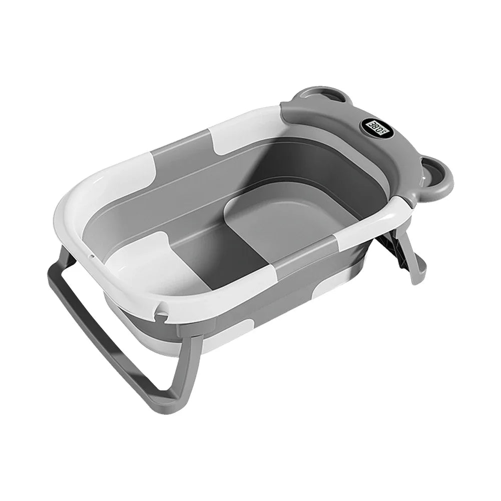 Real-time Temperature Silicone Baby Bath Bathtub