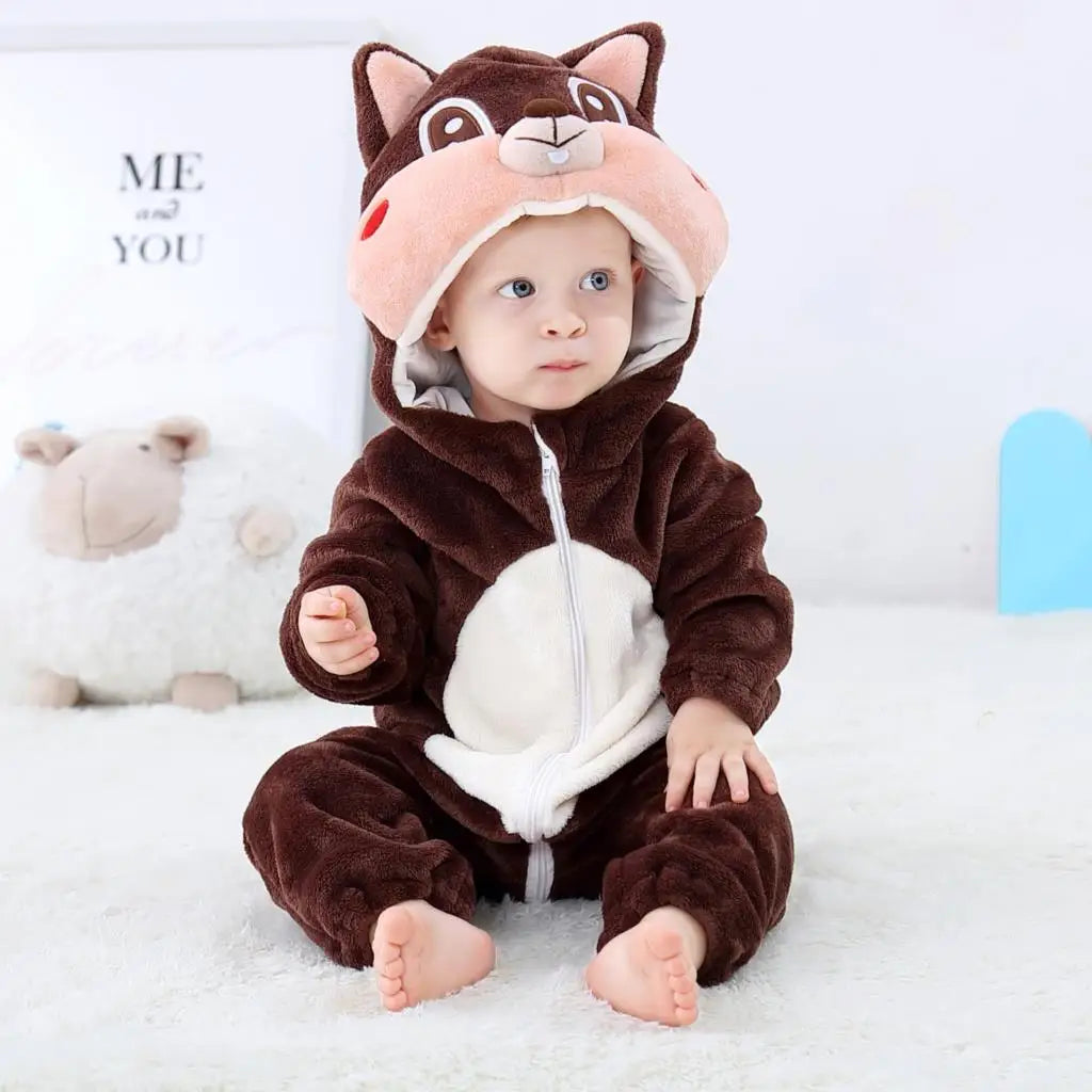 Animal Costume Baby Jumpsuit Kigurumi Outfits