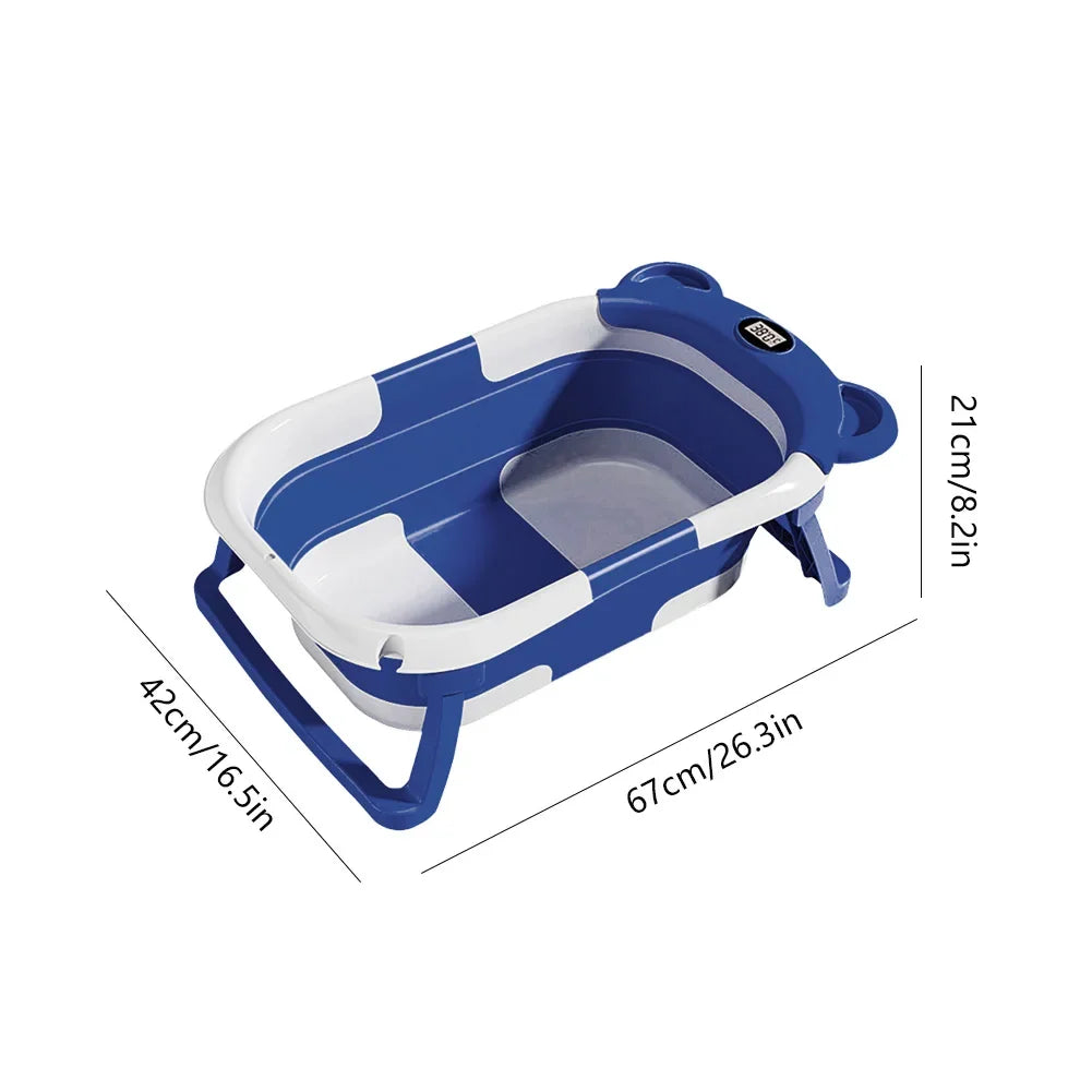 Real-time Temperature Silicone Baby Bath Bathtub