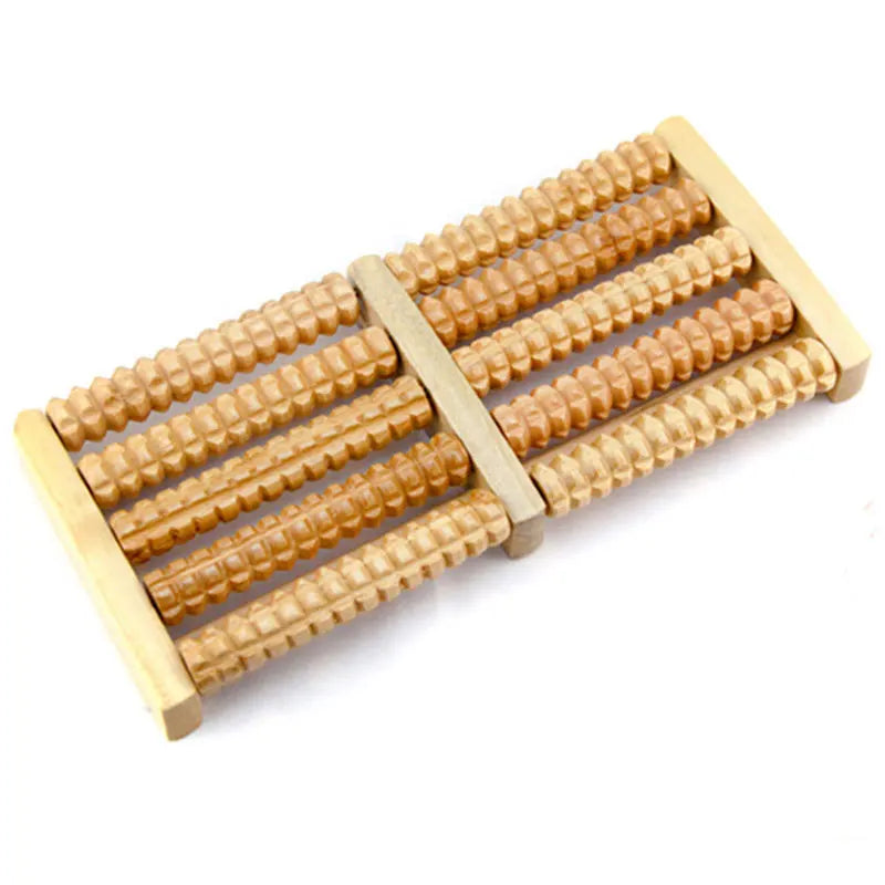 Wooden roller Foot Massager