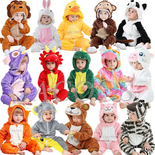Animal Costume Baby Jumpsuit Kigurumi Outfits