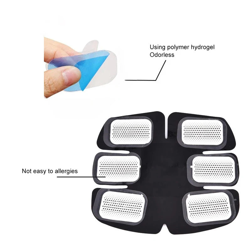 Gel Pads for EMS Hip and Abdominal ABS Trainer