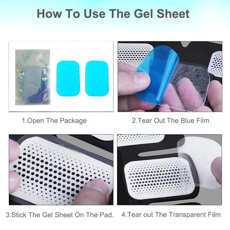 Gel Pads for EMS Hip and Abdominal ABS Trainer