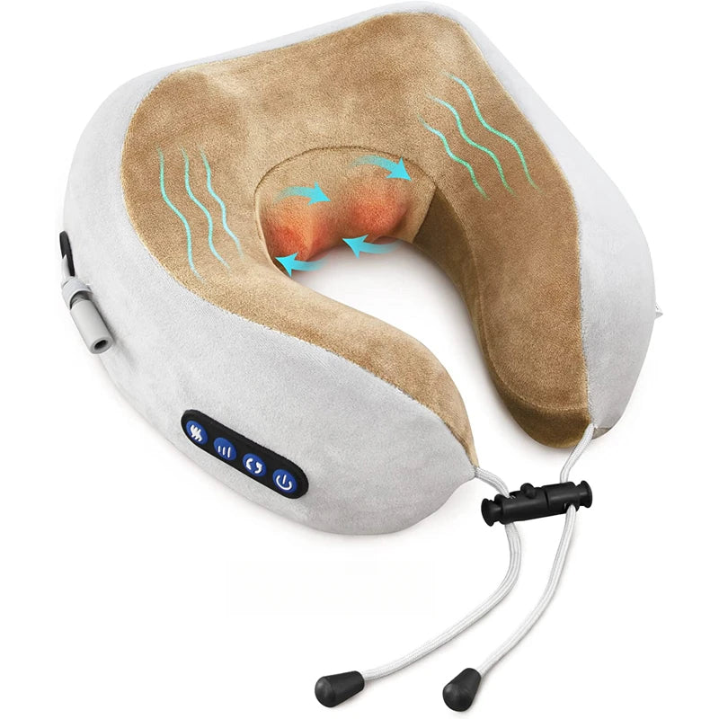 U-shaped neck massager