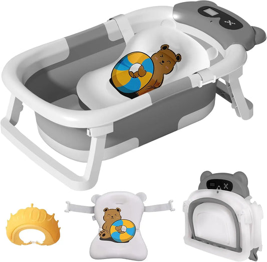 Baby Bathtub Real-Time Temperature Display
