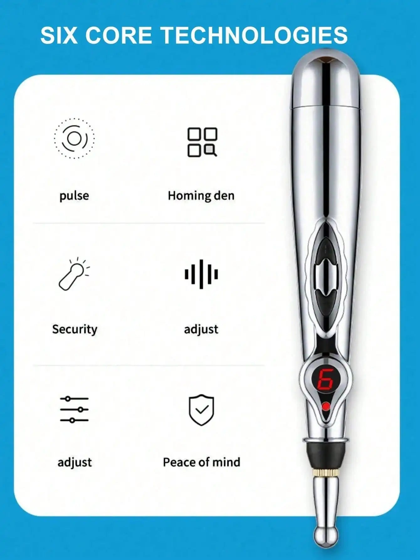 Meridian Pen Electronic Energy Circulation Massage