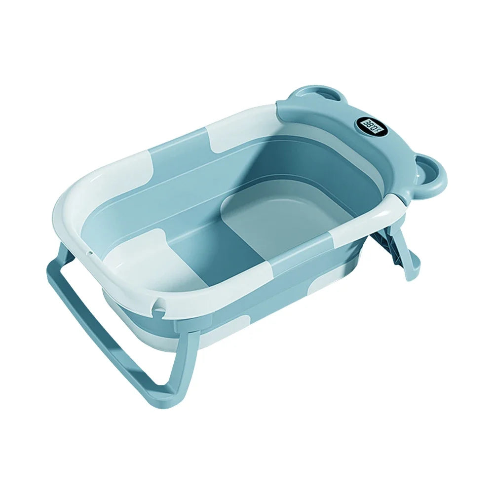 Real-time Temperature Silicone Baby Bath Bathtub