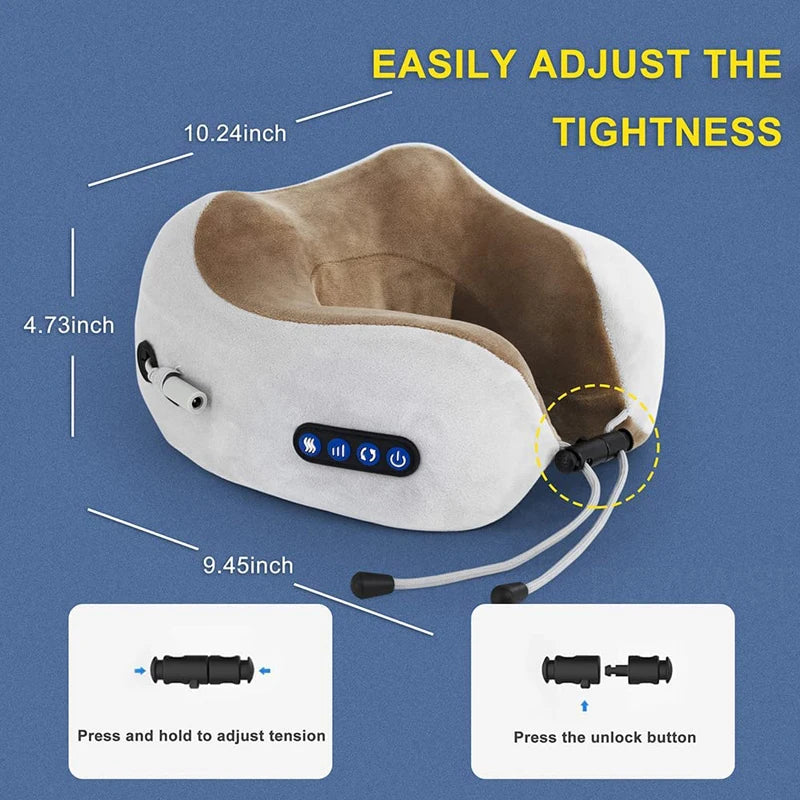 U-shaped neck massager