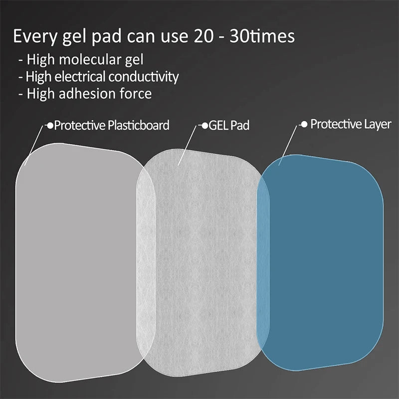 Gel Pads for EMS Hip and Abdominal ABS Trainer