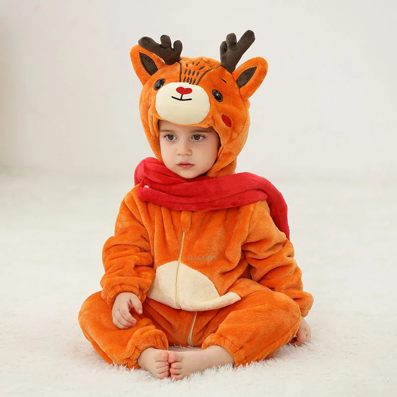 Animal Costume Baby Jumpsuit Kigurumi Outfits