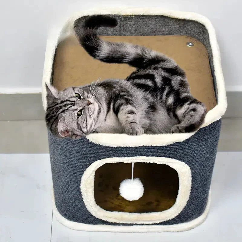 Pet House Covered Cave with soft mat