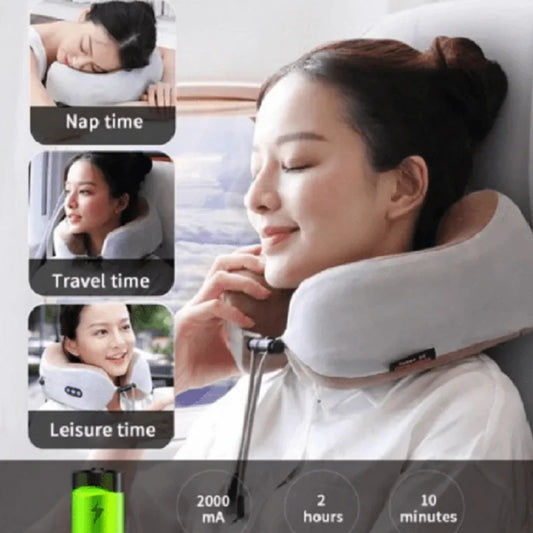 U-shaped neck massager