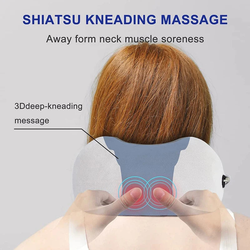 U-shaped neck massager