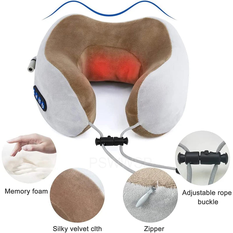 U-shaped neck massager